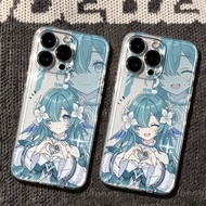 Game Genshin Impact Vodyanitsa Odette Clear Phone Case For Redmi Note 9 Pro 9T 10X 9A 9c 9 8 7 A1 A2