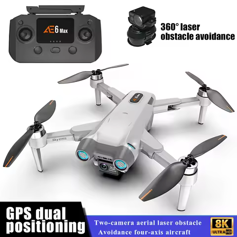 FPV Drone 8K Dual HD Camrea 5G Image Transmission 3000m Drone GPS Optical Flow Positioning Aerial Ph