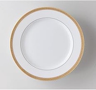 Victory Gold (Pure White Reinforced Porcelain), 7.6 x 0.7 inches (19.2 x 1.9 cm), Western Pottery Op