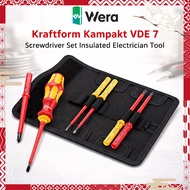 Wera Kraftform Kompakt VDE 7 Screwdriver Set Insulated Electrician Tool