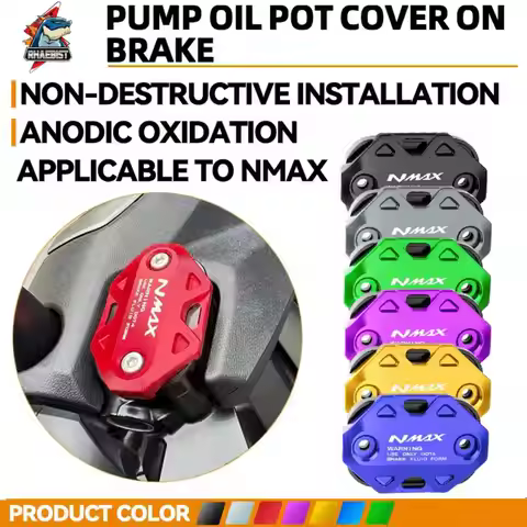 For Yamaha NMAX 155 NMAX155 NVX 155 AEROX 155 CNC Front Rear Brake Fuel Tank Cap Filler Cap Cover NM