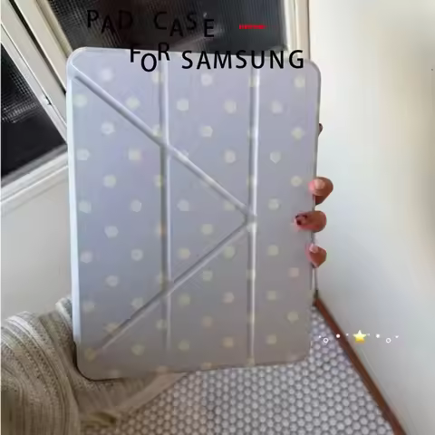 For Samsung Galaxy Tab A8/A9/A11+FE LITE PLUS/Galaxy Tab S6 Lite/S7/S8/S9/S10+ FE "Polka Dots Bunny 