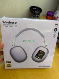 藍牙耳機 AKZ MAX600 無線頭戴式藍牙耳機 RGB數位螢幕
