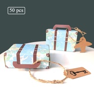 🍍🍍 PK 🍍🍍 กล่อง กล่องกระดาษ กล่องของขวัญ ของชำร่วย กล่องขนม กล่องกระเป๋าลายโลกน่ารัก