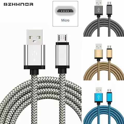 0.2M 1M 2M Long Micro USB charger fast Charging Cord For Samsung Galaxy J3/J5/J7 2017 samsung A3/A5/