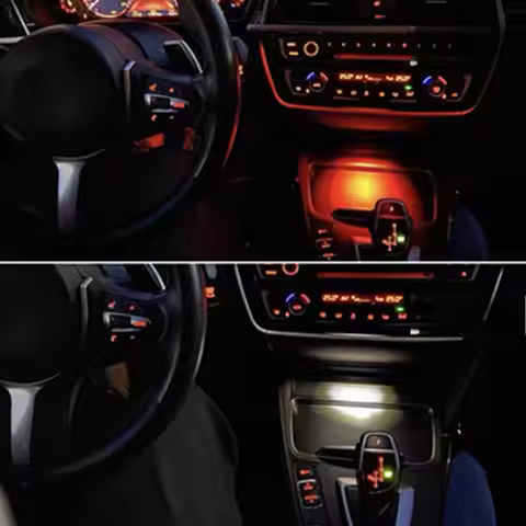 2 Colors LED Cup Holder Ambient Light Console Ambient Light For BMW 1 2 3 4 Series For BMW F20 F21 F