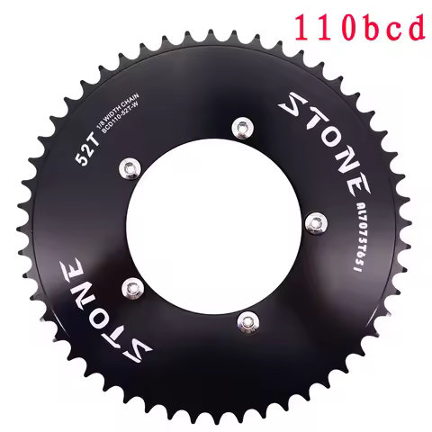 Stone 110 BCD round chainring aero fixed gear track bike fixie single speed 42T 46T 48T 50T 52t 54 5