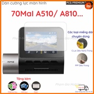 [Combo of 2 Pcs] Tempered screen protector for dash cam 70Mai 70 Mai S500 A510 A810 Nano, scratch-re