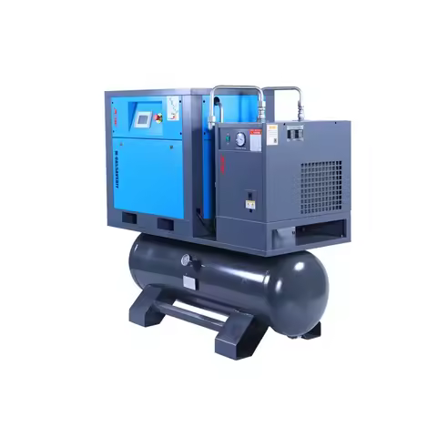 New Arrivals 5.5KW/7.5HP VSD Screw air Compressor All in One Integrated air Compressor for Industria