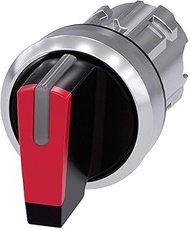 Siemens 3SU10522BP200AA0 Selector Switch, I≫ O≪ II, Plastic & Metal, IP66, IP67, IP69K Protection Ra