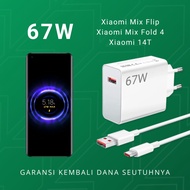 Charger For Xiaomi 14T | Mix Flip | Mix Fold 4 Casan Adaptor Travel Adapter 67 Watt Turbo Max Chargi