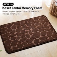 Hydrocietystore Anti-Slip Memory Foam Doormat Size 40x60Cm DD-16B