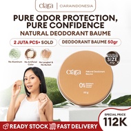 Ciara Natural Deodorant Eliminates Body and Underarm Odor 50g Best in Indonesia
