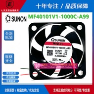 MF40101V1-1,000C-A99 Brand New SUNON Jianzhun 4010 12V 0.72W Silent Cooling Fan