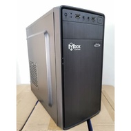 🔥🔥(STOCK READY)🔥🔥MBOX Mid Atx Casing With Psu-550w/ 2 x USB Port 3.0 - G-504BLK ( UPGRADE MATERIAL )