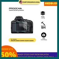 🔥READY STOCK🔥PROOCAM SPN-D3500 GLASS SCREEN PROTECTOR FOR NIKON D3500 D3400 D3300 D3200