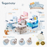 Sugar baby 4-in-1 Sit-On-Me Foldable Booster & Chair Children's Dining Chair/