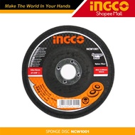 ◆Ingco NCW1001 Sponge Disc Non Woven Cloth Wheel Nylon Fiber for Bench Grinder _H