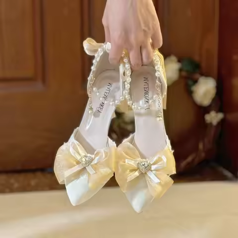 Shoes Y2K Woman Heels Luxury Heeled Sandals for Women Summer Woman Sandals High Quality Shoes Gold S