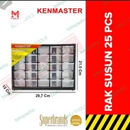 Kenmaster 25-Slot Shelf 25-Slot Drawer/ Tool Box/