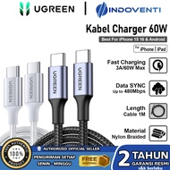 UGREEN Data Charger Cable MFI PD Type C Fast Charging 5A Max 60W For iphone 15 16 Pro Max Android