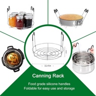 Canning Supplies Starter Kit - 7 Pieces Stainless Steel Canning Set Tools: Steamer Rack,Canning Funn
