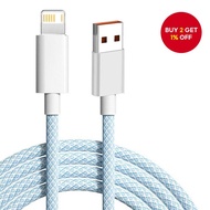 Macaron woven fast charging iOS data cable: Macaron woven fast charging iOS data cable  Kabel data i