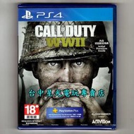 缺貨【PS4原版片】☆ COD WWII 決勝時刻 二戰 ☆中文版全新品【含初回封入特典】台中星光電玩