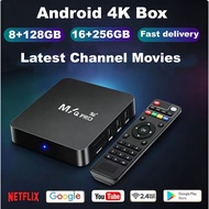 MXQ Pro 4K Fast Streaming 16G+256GB channel & movies  Support 2.4G/5G WiFi  Install  Apps From Googl