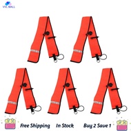 【VVL】-5X 1M Scuba Diving Inflatable SMB Signal Marker Buoy Visibility Float Signal Tube SausageRed