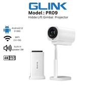 GLINK MINI PORTABLE PROJECTOR ANDROID 13 MINI VIDEO LCD PROJECTOR 2G 16G SUPPORT 4K HDMI USB WIFI