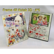 Photo Frame 3D Vertical 4R Square Photo Frame/