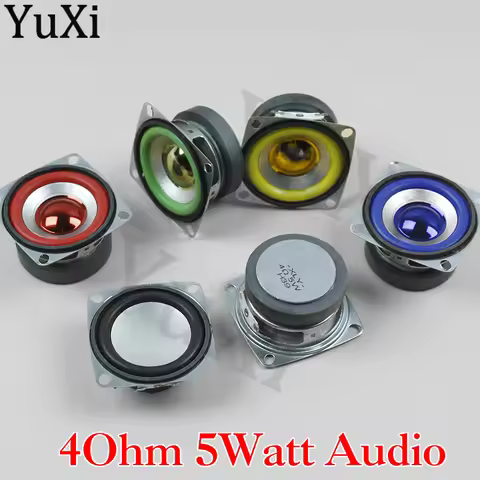 1Pc 4Ohm 5W Bluetooth Audio Radio Speaker External Magnetic Speaker Square Full-frequency Loudspeake