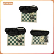 [uguuiya] Portable Chess Set,Roll up Chess Board Game Set,Lightweight Board Games,Chess