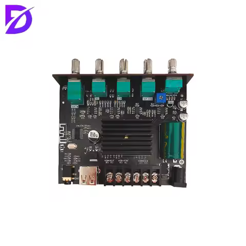 ZK-MT21S 2.1 Channel Bluetooth Audio Power Amplifier Board Module with Heavy Bass Subwoofer Intellig