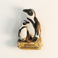 Indonesia Jakarta Aquarium Tourism Commemorative Creative Three-dimensional Penguin Father And Son D