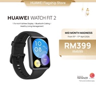 HUAWEI Watch Fit 2 | 1.74-inch AMOLED HUAWEI Full View Display | Durable Battery Life | Automatic SpO2 Monitoring | Quick-Workout Animations | Free Shipping