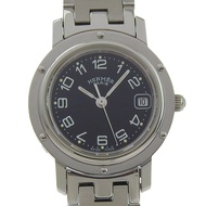 นาฬิกา Hermes Clipper รุ่น CL4.210 ตัวเรือนสแตนเลสสตีล ระบบควอตซ์ หน้าปัดอนาล็อก สีดำ สำหรับผู้หญิง 