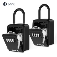 Brifit กล่องเก็บกุญแจล็อค4 หลักรวมติดผนังล็อคกล่องกุญแจปลอดภัยการรักษาความปลอดภัยการจัดเก็บ5 คีย์ควา