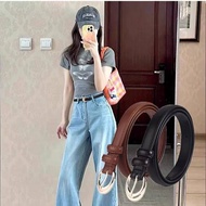 Women's PU Belt Buckle For Women / Women's Belt Retro Fashion Belt