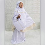 Mukenah plisket anak / fashion muslim / cod MUKENAH ANAK PREMIUM