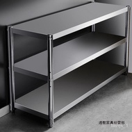 ‍🚢Stainless Steel Kitchen Storage Rack Floor Oven Rack Storage Rack Multi-Layer Pot Rack Storage Rack Microwave Oven Sto