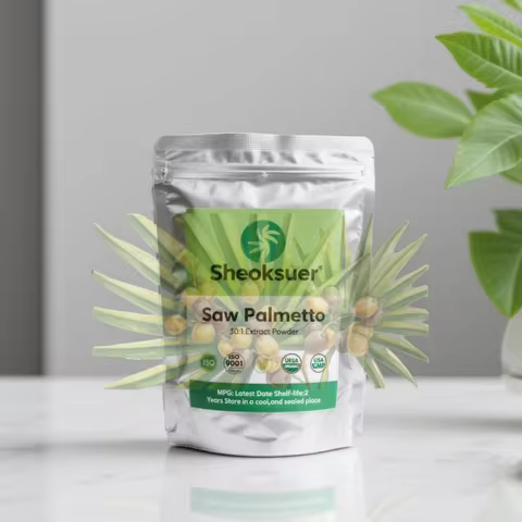 Factory professional packaging and sealing 50-1000g Saw palmetto EXTRACT Supplemant Care Facial care