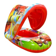 Ban Renang Tudung Anak Karakter Lucu Pelampung Anak Tiup V2 Quacker Float Children Pool Ring Pelampu