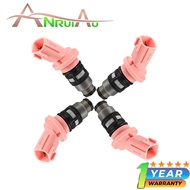 New 4PCS 16600-73C00 Fuel Injectors A46-H12 For 1990-2002 Nissan 100 NX B13 Almera N15 Primera P11 S