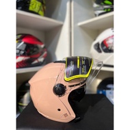 Royal M777K helmet 3/4 helmet with 2 glasses