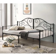 NPC SINGLE METAL DAY BED / BED FRAME / KATIL BESI / SOFA BED / DAY BED - 95092