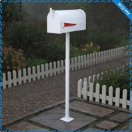 [LstjjMY] Classic Outdoor Mail Box Large Lockable Letterbox Secure Parcel Post Box for Home or Farmh