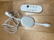 Google Chromecast HD 4 with TV 4K Streamer 串流媒體播放器 電視棒