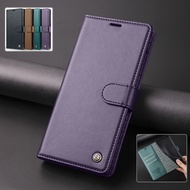 RFID Case For Samsung A15 A35 A55 A25 Wallet Leather Flip Casing Magnetic Card Holder